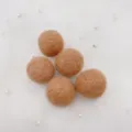 Braune Wollfilz Bälle 3cm DIY Basteln Pompoms für Weihnachtsbaum Dekoration Sträuße Requisiten - 10er Pack / Kaffeebraun
