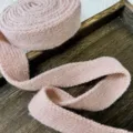Rosa Strickband Garn Spule fuer Weihnachtsgeschenk Verpackung Blumenstrauss DIY Bastel Deko - 3cmx3m / Rosa