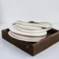 Weißes und goldenes Band, 1 cm Breite 20 Yards Spule für Geschenke und DIY Basteln. - 1cm x 20 Yards / Weiß