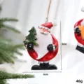 Antiker Harz Weihnachtsmann Weihnachtsbaum Hängeornament DIY Dekoration Geschenk - Weihnachtsmann Weihnachtsbaum / 1 Stück