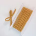 Gelbes Filzband 6mm DIY Bastelwolle Kordel für Weihnachtsbaum Kranz und Feiertagsdekoration. - Wollbänder (Hellgelb), 6 mm x 2 Yards