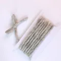 Graues Filzband 6mm Basteln DIY Weihnachtsbaum Kranz Dekoration Plüsch Borte Rolle - Graues Wolliges Band, 6 mm x 2 Yards