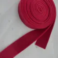 Red thickened felt ribbon roll for Christmas tree bow DIY decoration, premium material. - 5cm x 5m / Burgundy
