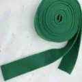 Green felt ribbon roll for Christmas tree bow DIY craft holiday decoration supply - 5cm x 5m / Dark Green
