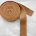 Thickened Brown Felt Ribbon Roll for DIY Christmas Tree Bow Decoration and Crafting - 5cm x 5m / Light Coffee