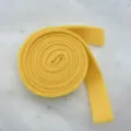 Yellow felt ribbon roll, thickened DIY craft strip for Christmas tree decoration. - 3cmx2m / Bright yellow