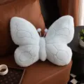 Cuscino in peluche a farfalla blu, morbido cuscino imbottito per divano, carino arredamento. - 46*38cm / Blu