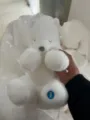 Detailed close-up view of the glowing polar bear plush toy featuring soft fabric and cute design. - 40cm 400g Battery-Operated Style / Polar Bear