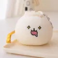 Simpatico portachiavi raviolo di peluche morbido ripieno panino ciondolo borsa regalo - Bavoso