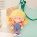 Lindo llavero de muñeca de peluche con cabello rizado colgante de mochila esponjoso juguete - 15cm 40g / Qingen