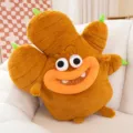 Quirky fruit plush toy funny big mouth doll cute creative pillow for gift home decor - Ginger