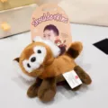 Peluche da spalla panda rosso con calamita, adorabile animale di peluche per vestiti. - 16cm / Raccoon