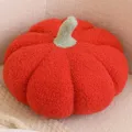 Joli coussin en peluche citrouille orange Douce peluche jouet coussin canapé salon décoration - Coussin citrouille rouge vin