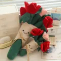 Bouquet di fiori di rosa in peluche morbida bambola regalo di san valentino decorazione - 50cm / Bouquet di Rose