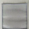 Double sided silver wire dishcloth kitchen scouring cleaning rag non stick oil mesh pad - 20*20cm / Single Layer Silver Wire Style