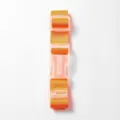 Orange travel luggage strap with plastic buckle portable suitcase packing belt for trip - Orange
