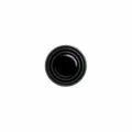 Black car door shock absorption pad rubber anti-collision mute gasket 2.5cm diameter - Black Unbranded (With Adhesive Backing)