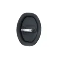 Housse de protection pour serrure de porte de voiture noire avec boucle, accessoire auto. - Noir