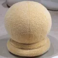 Cuscino creativo in peluche a pilastro di pietra gialla, cuscino decorativo unico stanza. - Caffè chiaro cammello / 35cm