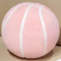Cuscino peluche pallacanestro rosa, morbida palla sportiva imbottita per regalo decorazione casa. - 9cm / Rosa Femminile