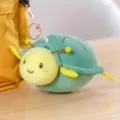Simpatico portachiavi in peluche a forma di tartaruga verde, accessorio per borsa. - Ciondolo migliori amiche / 18cm/0,15kg