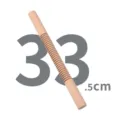 Rouleau a patisserie en bois de hetre gaufre pour cuisson de raviolis cuisine 33.5cm - Rouleau à pâtisserie spirale 33,5*2,7 cm / Hêtre naturel