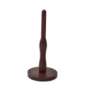 Wooden display stand base dark brown tree holder replacement part for home table decor 1pc - 1 Base Piece / Carbonized Color
