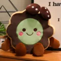 Simpatico cuscino in peluche torta della luna morbido giocattolo regalo creativo per la casa - Ciondolo da 15cm / Cioccolato al matcha