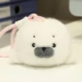 Simpatico peluche foca portachiavi morbido animale ciondolo borsa e charm scrivania - Seal