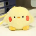 Simpatico pulcino giallo peluche soffice palla antistress con portachiavi pendente - Piccolo Pulcino Giallo