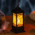 Lanterna LED di Halloween luminosa con motivi di fantasmi e zucche per decorazione - Fantasma Zucca