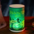 Halloween electronic candle light with green glow and pumpkin graveyard graphics - Green Pumpkin (HALLOWEEN NIGHT) / M
