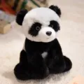 Cute sitting panda plush toy soft stuffed animal doll children birthday gift home decor - Panda