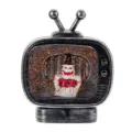 Decorazione lanterna fantasma Halloween TV vintage con glitter arancioni e segno BOO - Stile Fantasma Zucca (BOO) / TV Halloween BOO