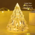 Großes Kristall-Eisberg-Nachtlicht mit warmem LED-Glanz für gemütliches Ambiente - Großes Eisberg Nachtlicht / 6.5x6.5x8cm