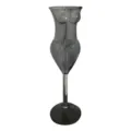 Kreatives menschliches Koerper Design Rotweinglas, rauchgraues Glas Kelch fuer Bar Party. - Rauchgrau
