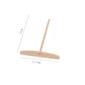 Wooden crepe spreader pancake batter rake kitchen cooking tool 14.5cm x 24cm simple design - Beech Wood Large Crepe Spreader