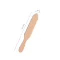 Wooden crepe spreader kitchen pancake batter tool wooden spatula paddle 29.5cm length - Beechwood Pointed Scraper