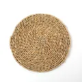 Runde geflochtene Stroh-Tischset, natürliche Hitzeschutzmatte für Küche und Esstisch Schüsseln. - Binsen-Hitzeschutzmatte 30 cm