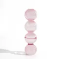 Pink Glass Bubble Vase Candlestick Minimalist Nordic Home Decor Tabletop Aesthetic Art Ornament - Four-Ball Pink