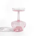 Creative pink glass artistic vase, cute bubble desktop ornament for home living room decor. - Lamp Style Pink