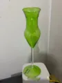 Kreativer Glas menschlicher Körper Rotwein Kelch, sexy weibliche Silhouette Design Glas. - Grün