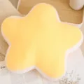 Coussin décoratif en peluche en forme d'étoile jaune et blanc doux canapé décoration - 35cm / Étoile Jaune