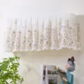 Copertura Antipolvere per Condizionatore in Pizzo Murale Protezione AC Ricamato Bianco - Prugna salice beige (non rimuovere all'accensione)