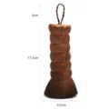 Huishouden keuken reiniging palmpenseel borstel met ophanglus, bruine afwasborstel variant - Palm panborstel