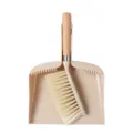 Mini dustpan and brush set with wooden handle, desktop cleaning broom for home office. - Dustpan Set 86238