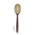 Long handle bath body brush with soft bristles and hanging rope for comfortable shower cleaning. - Back Scrubbing Brush Without Lanyard / Dark Brown