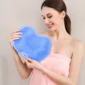 Silicone foot scrubber mat sky blue variant, comfortable bathroom massage pad for back and feet. - 110g High Quality / Blue