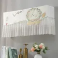 Housse de climatiseur murale joli design de lion de dessin animée avec jupe en dentelle - Lion