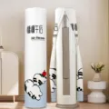 Vertical round air conditioner cover dustproof cartoon protector 190cm home decor item - Diameter 38 * Height 175cm / Lazy Afternoon - Thickened Elastic Fabric